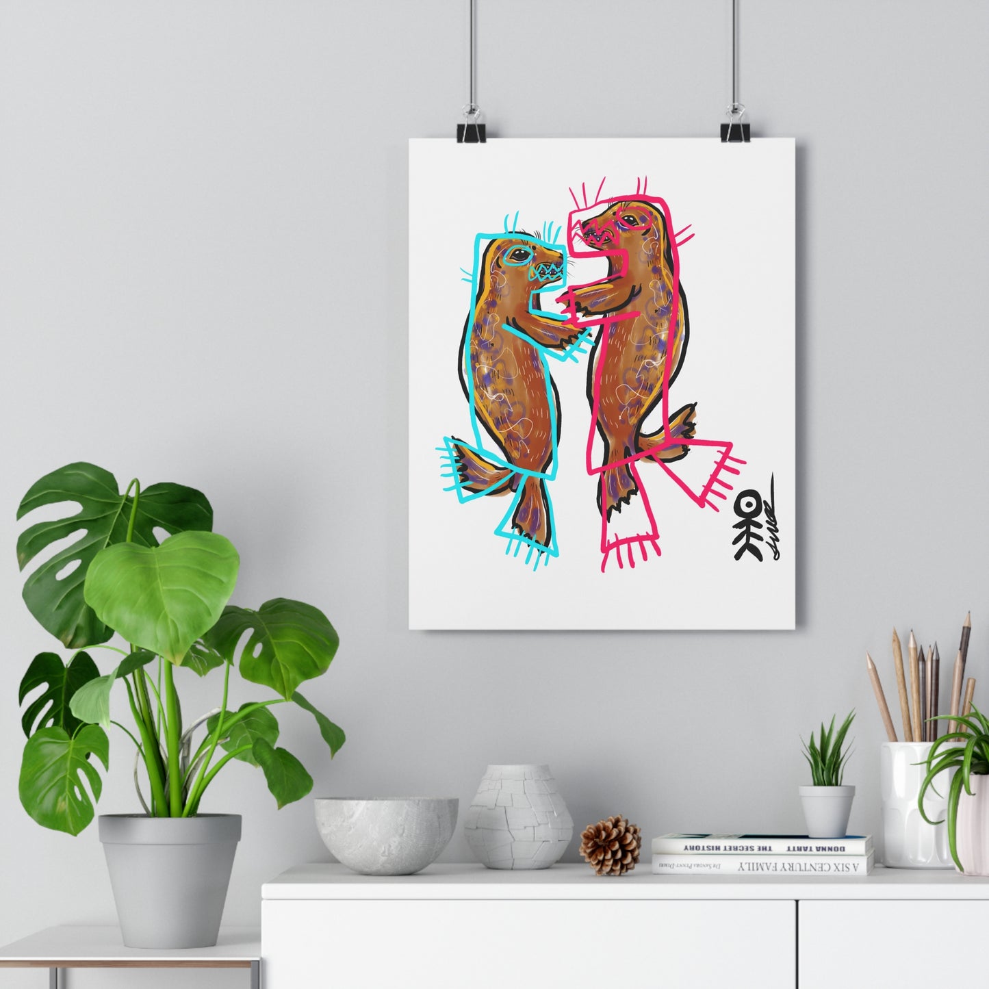 I Dream of Seals - Giclée Art Print