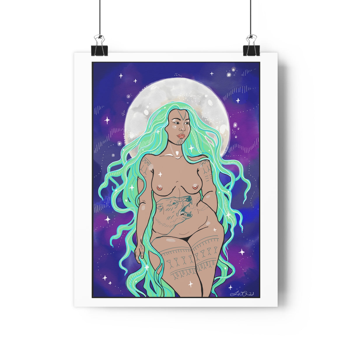 Full Moon Fever - Giclée Art Print