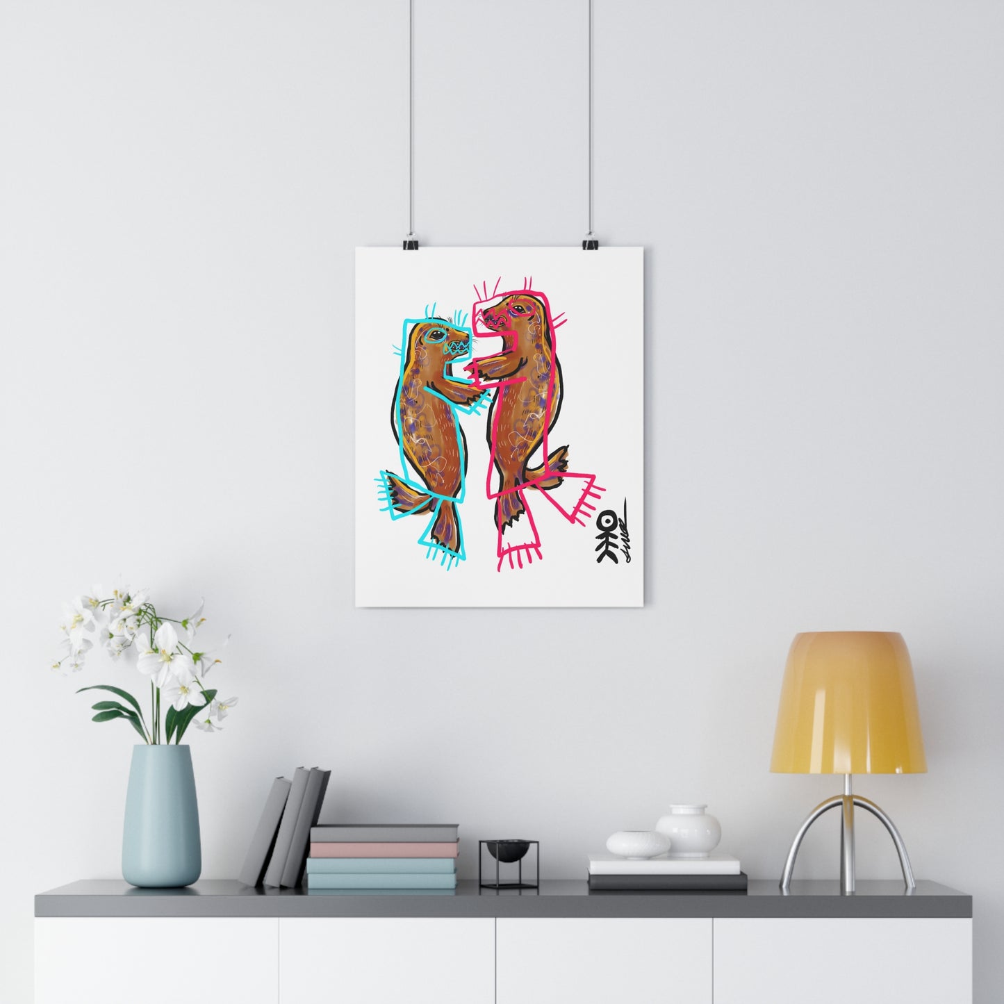 I Dream of Seals - Giclée Art Print