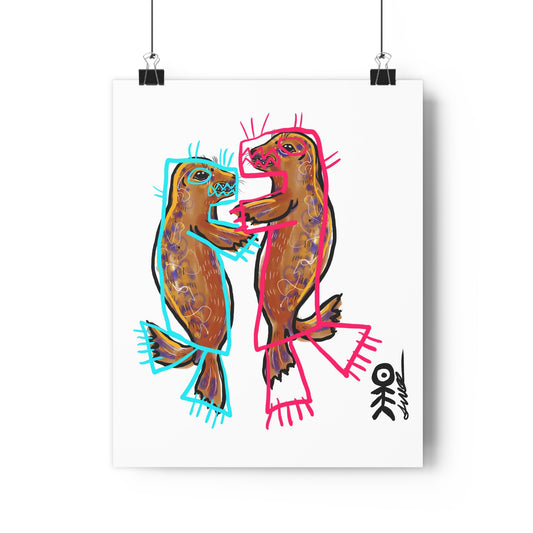 I Dream of Seals - Giclée Art Print