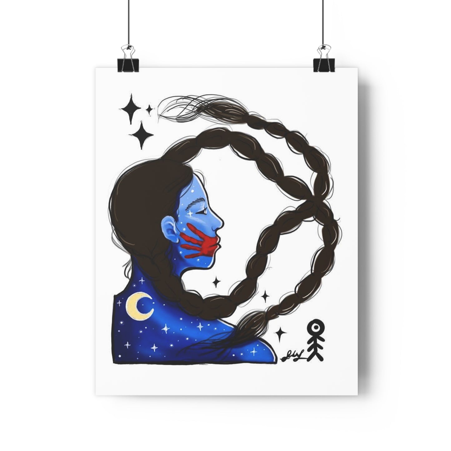 I will look for you in the stars - Giclée Art Print