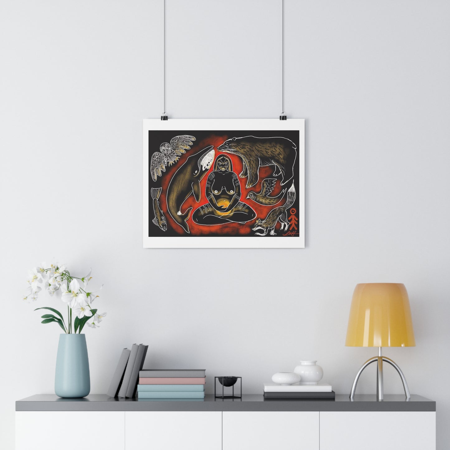 The fire that shows you who you are - Giclée Art Print