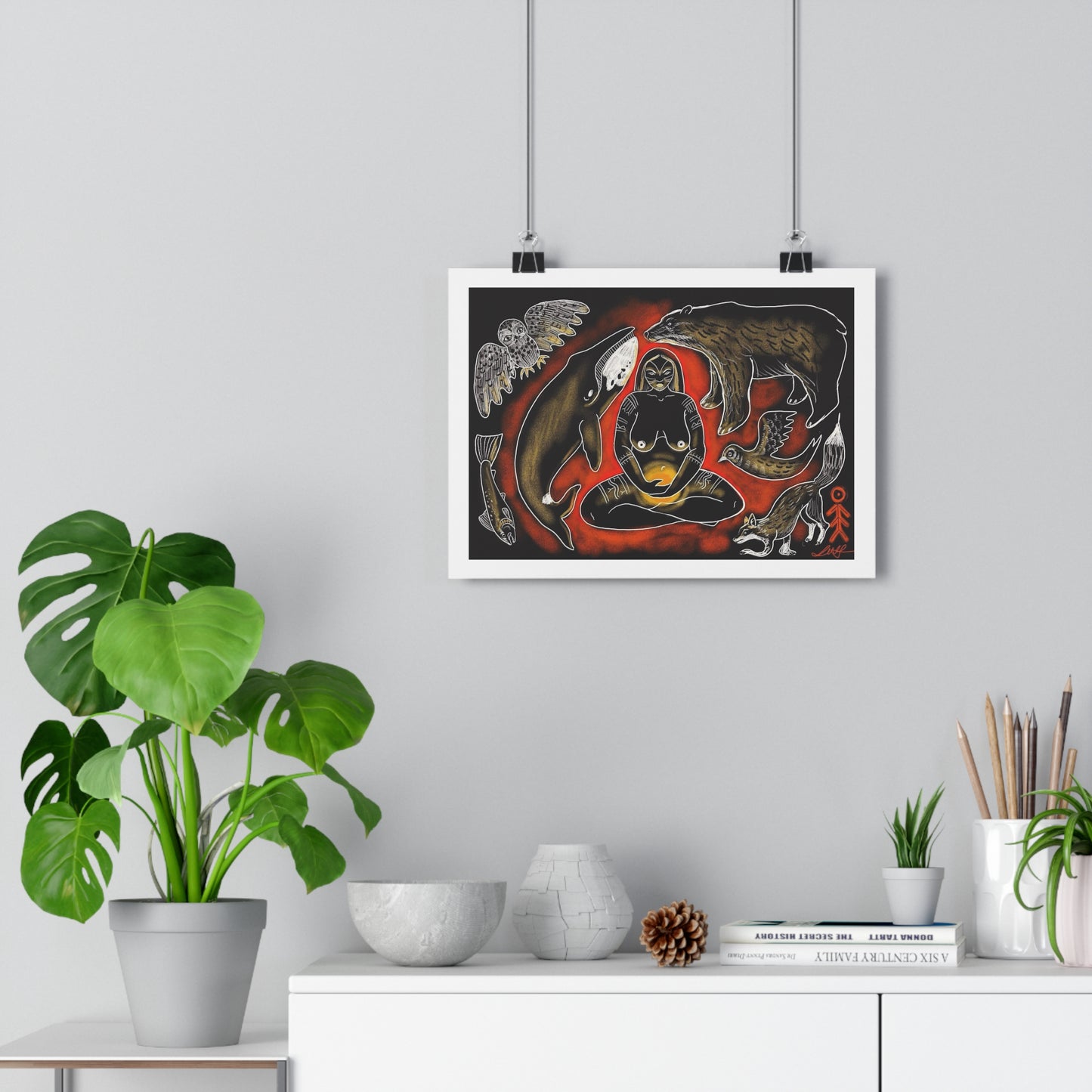 The fire that shows you who you are - Giclée Art Print