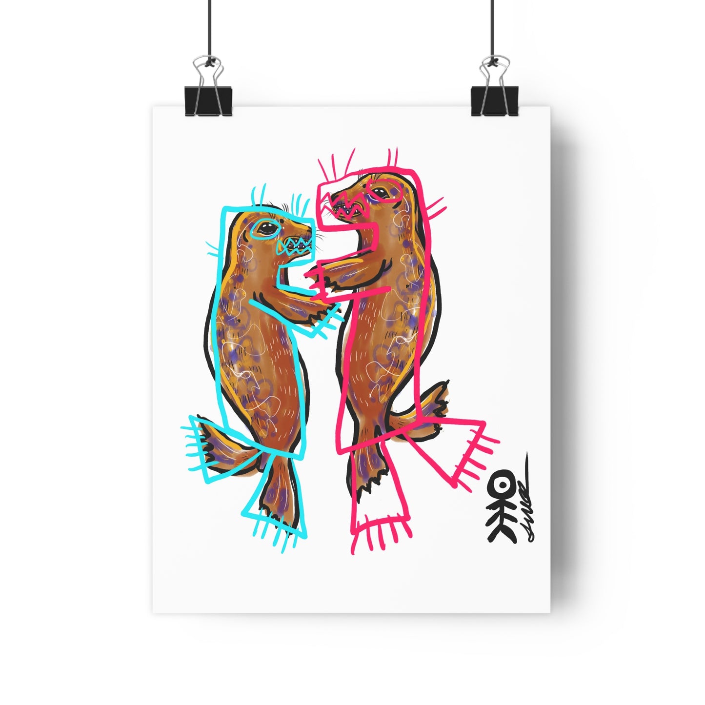 I Dream of Seals - Giclée Art Print